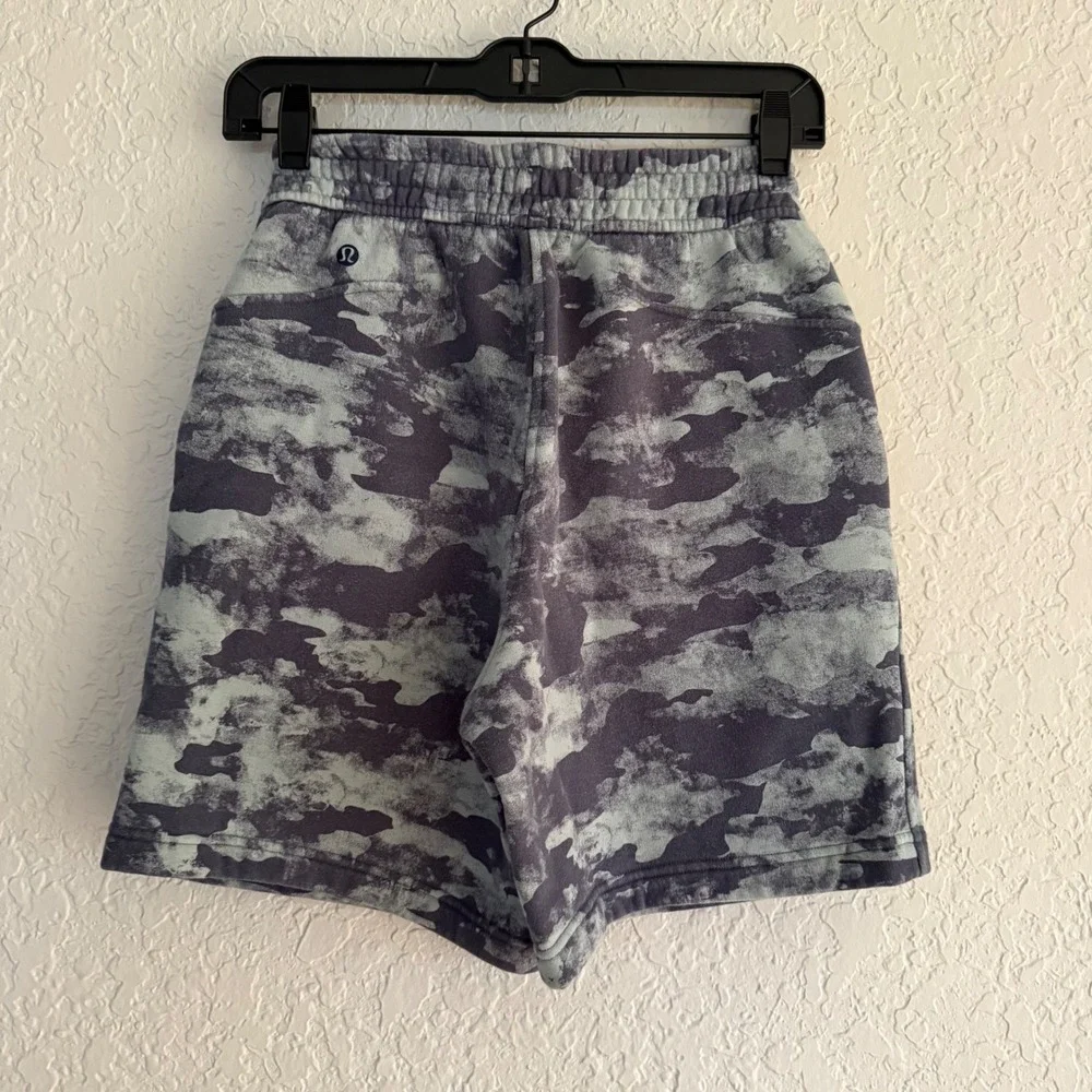 Lululemon Fleece‎ Heritage Camo Wash WP Blue Multi Loungeful High-Rise 7